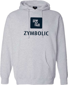 Zymbolic Full Logo Hoodie — large centre-chest logo